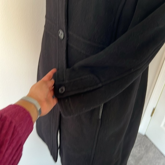 Coach Black Pea Coat - Picture 4 of 6